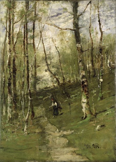 Im Barbizon-Wald, 1875 von Mihály Munkácsy